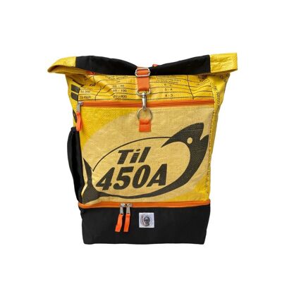 Sac à dos de sport Beadbags en sac de riz recyclé Ri102 jaune