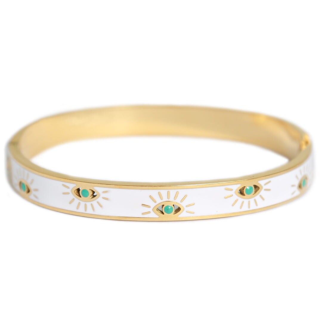 Bracelet en or mauvais œil