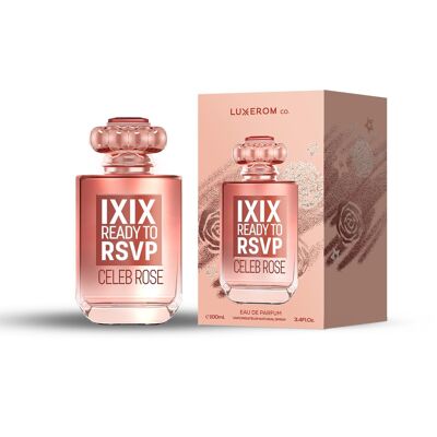 PERFUME 100ML IXIX READY TO RSVP CELEB ROSE