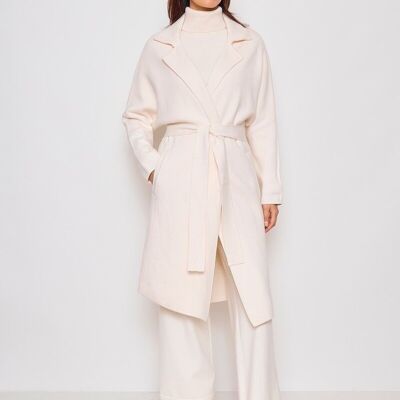 Manteau chic à ceinture