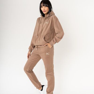 Conjunto de chándal con capucha y pantalones ajustados Nina Carter F020+F021