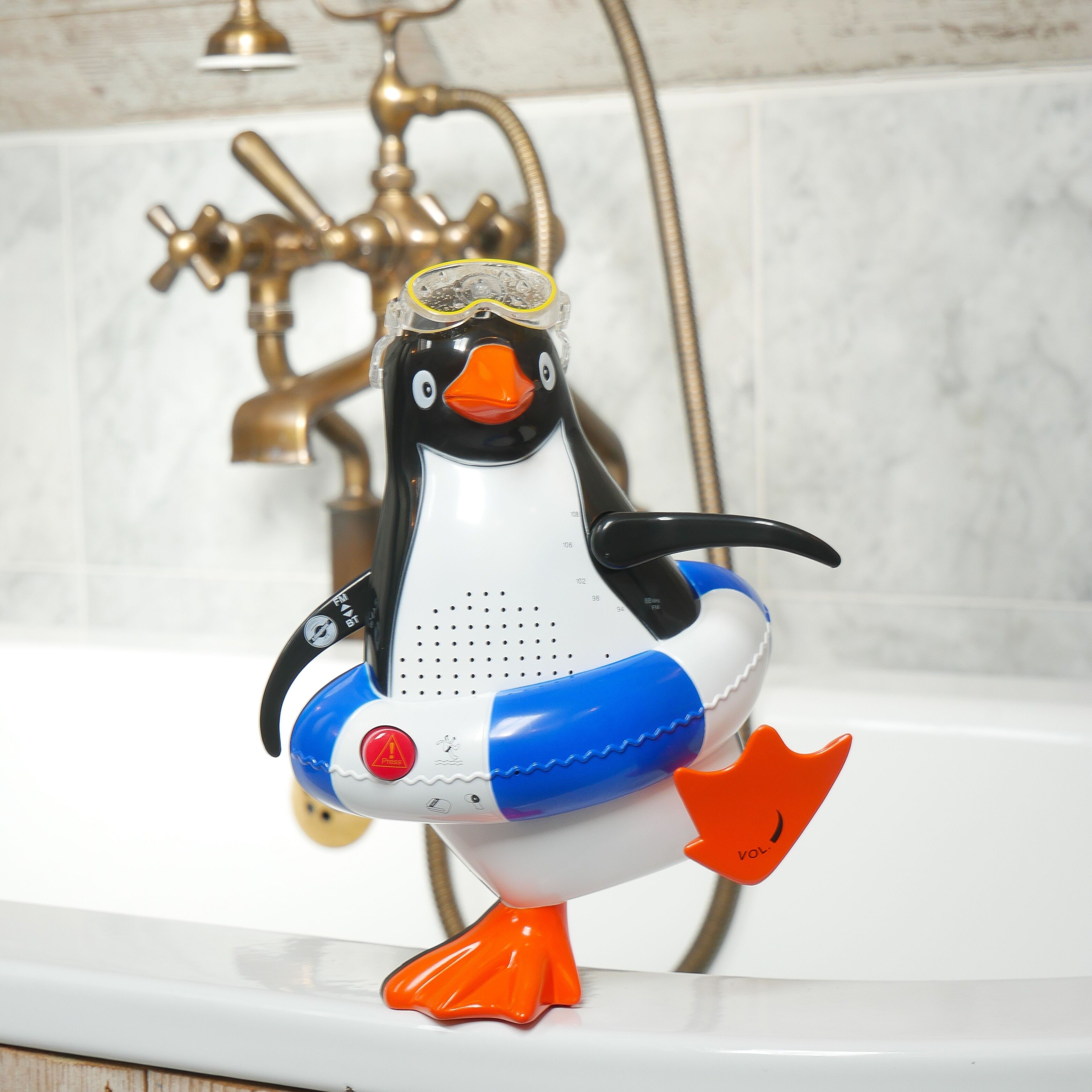 Penguin Show-Lautsprecher – Bluetooth und FM-Radio