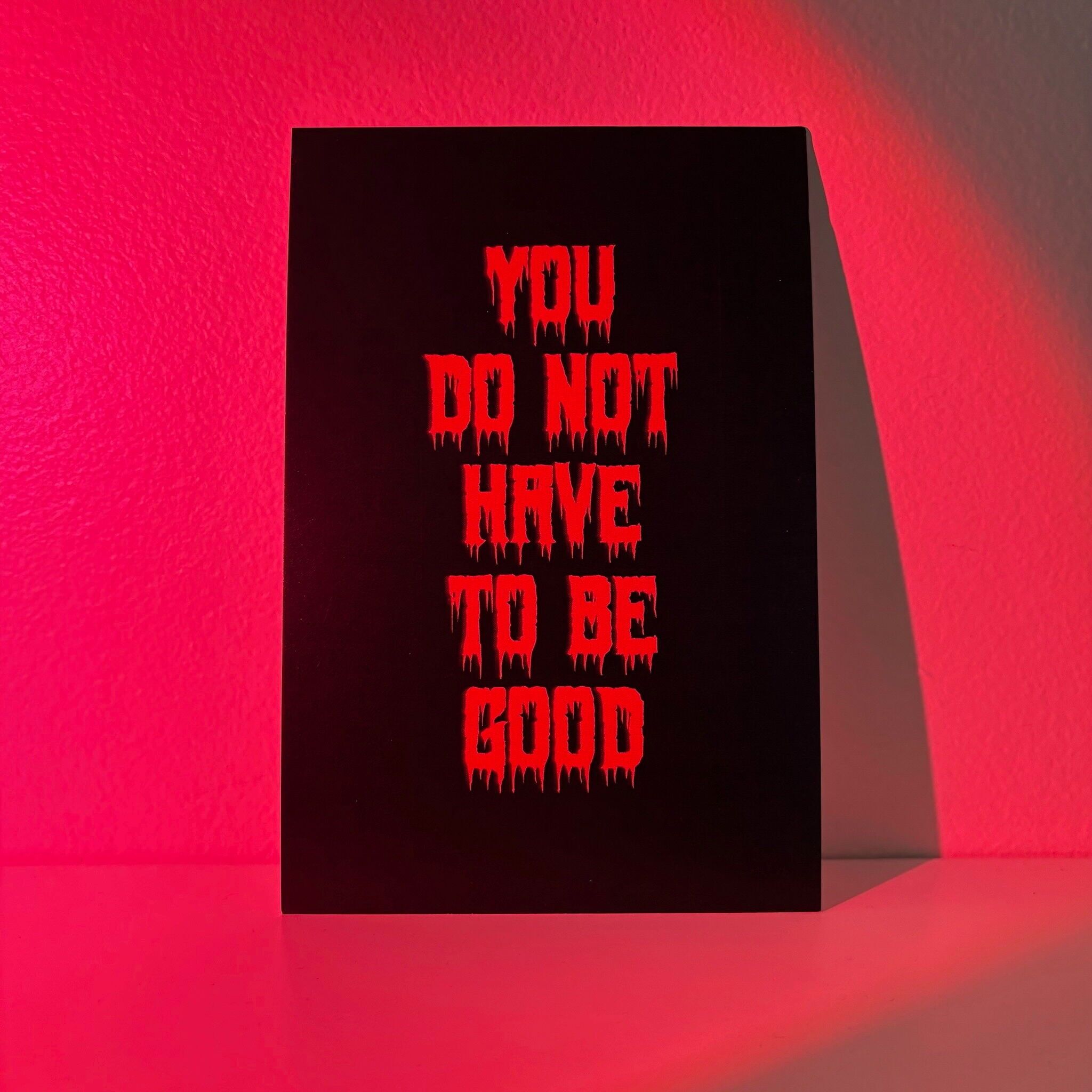 Cartolina A6 con citazione di Mary Oliver per Halloween