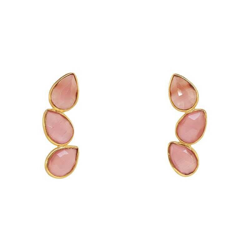 JUDIT ICONIC PINK OHRRINGE