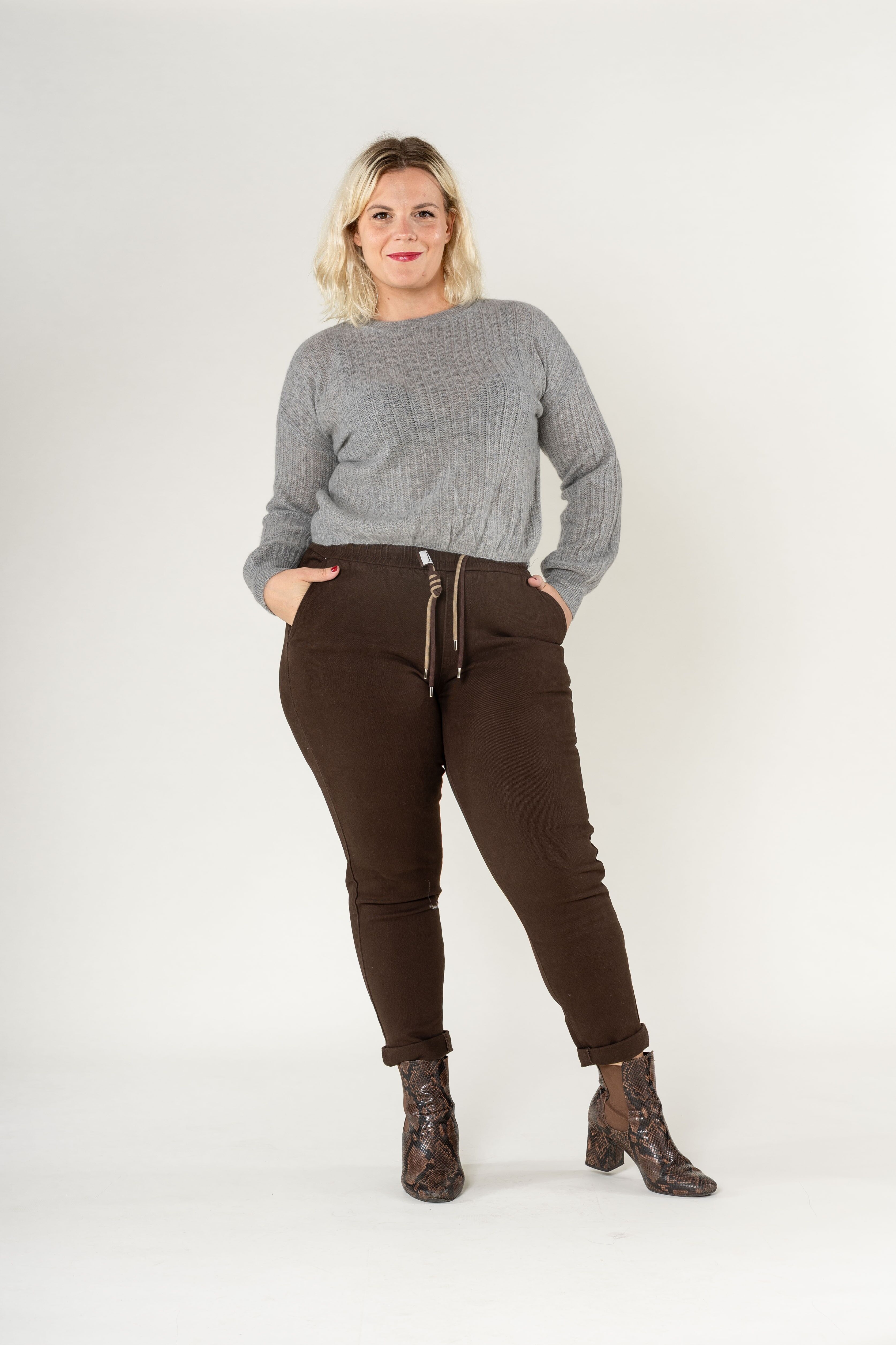 Pantajogg curve plus size confortable Nina Carter P518