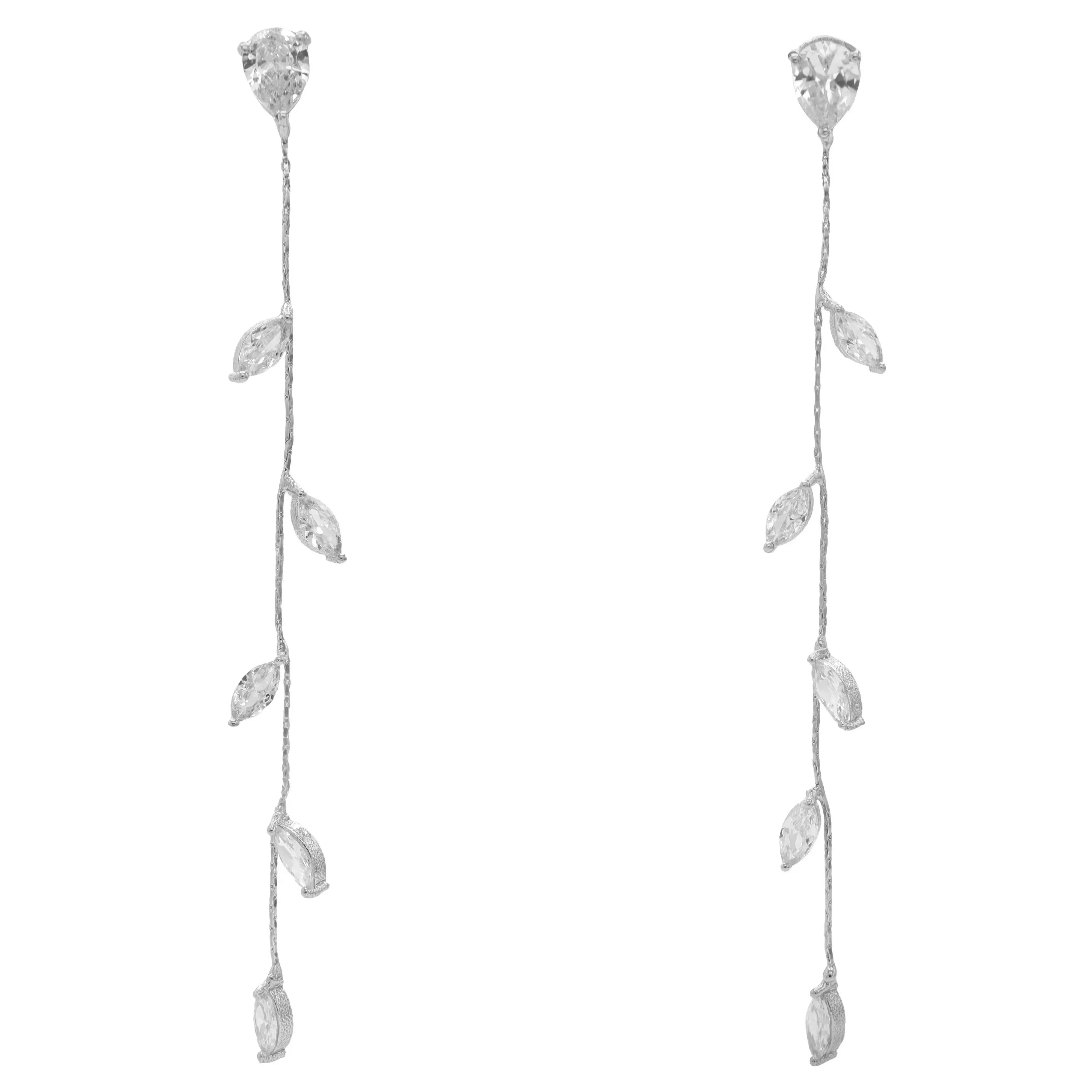 April Ohrringe Zc Ed. Begrenzter Silberglanz