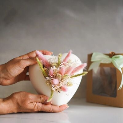 Pot d'amour avec des fleurs