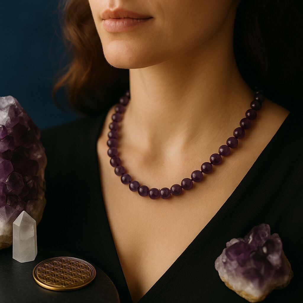 Amethyst Necklace "Serenity and Balance"