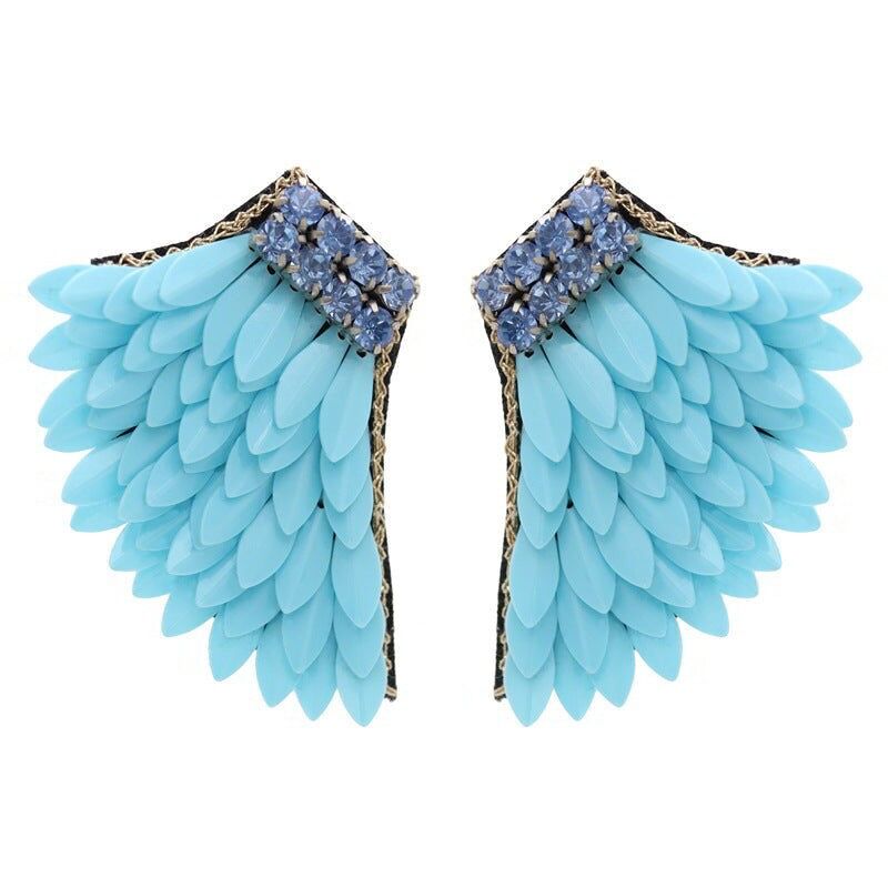 Kanali Blue Scales Ohrringe