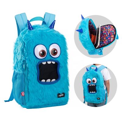 ZIPIT ZIPLINGS Monster Backpack, Blue