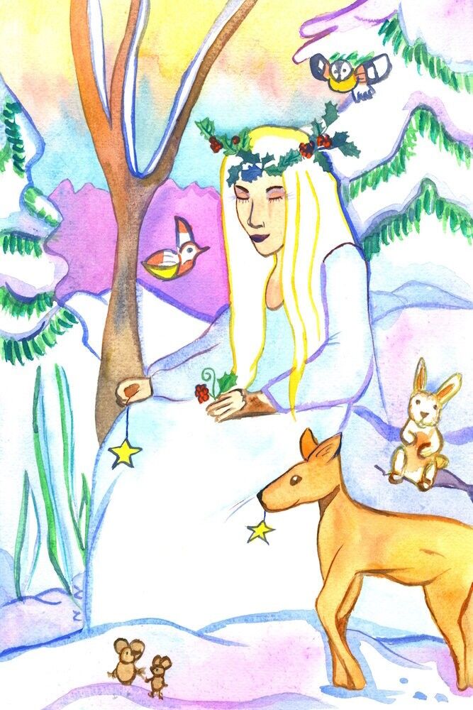 Impresión artística Espíritu invernal