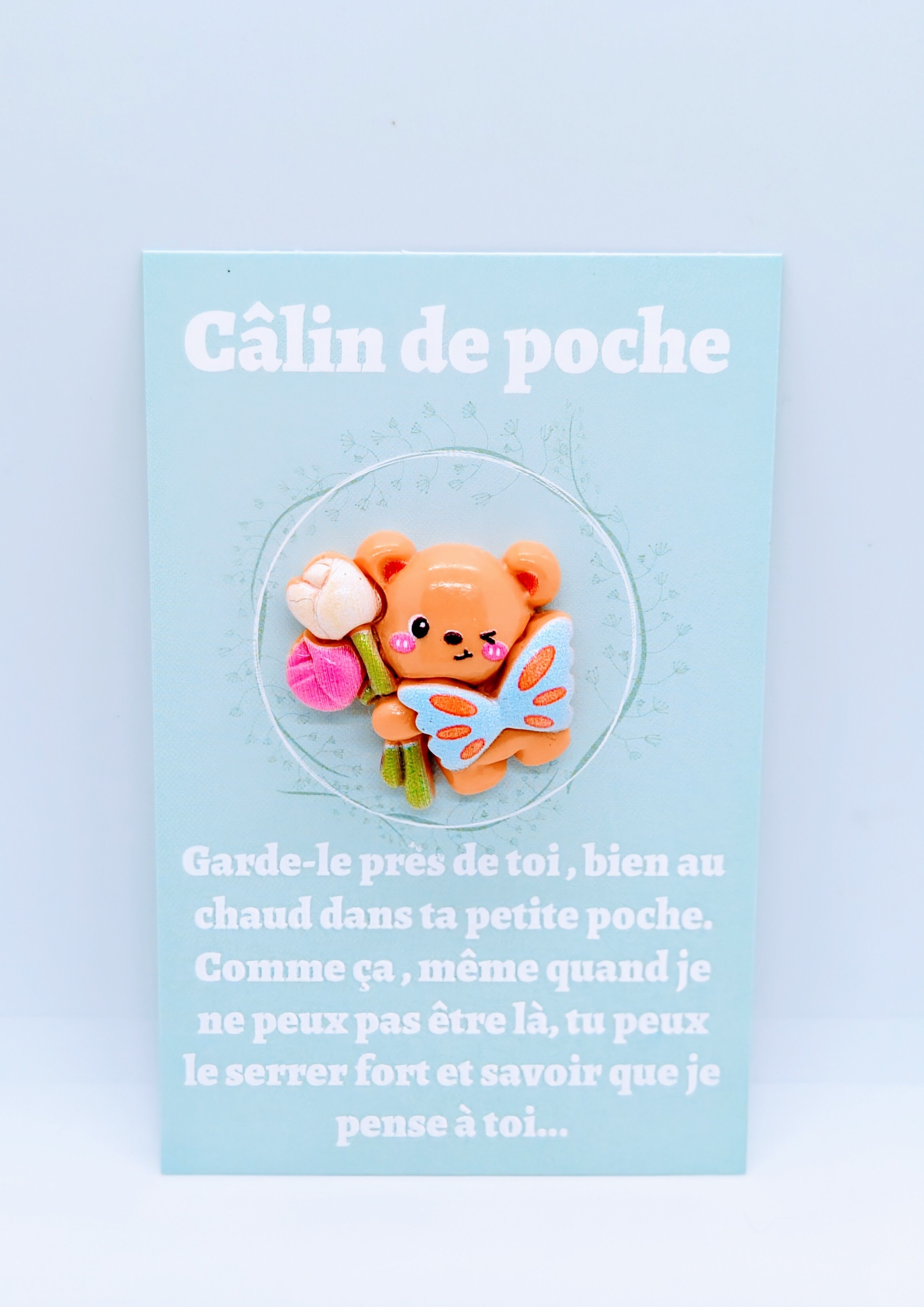 Carte doudou , réconforte les enfants comme un petit doudou de poche - Petite attention, cadeau à offrir, collection