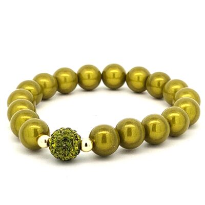 Bracelet petit Funky 10mm kiwi