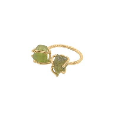 Anello Setubal verde peridoto