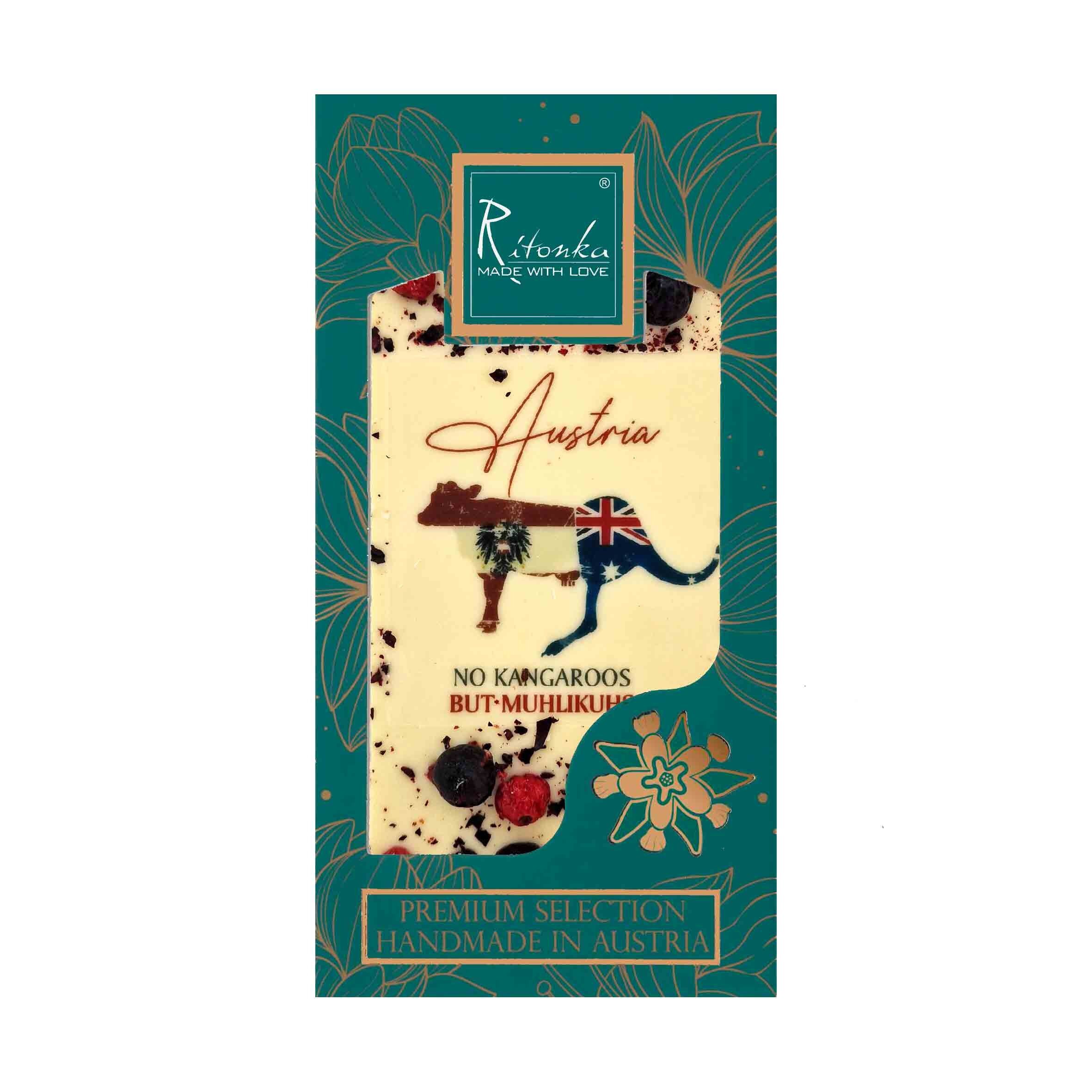 Premium weiße Schokolade - Austria no Kangoroos