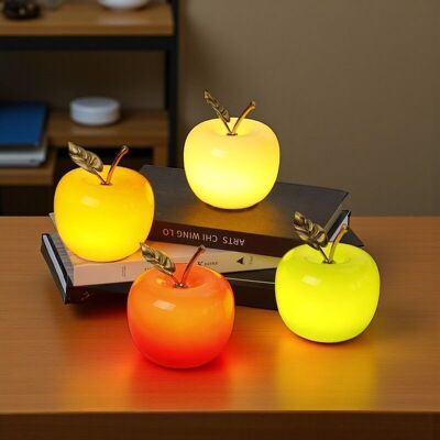 Mini veilleuse en forme de fruit – Lampe d'ambiance à piles
