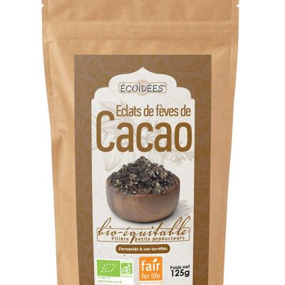 Eclats de fèves de cacao - BIO & EQUITABLE - 125g