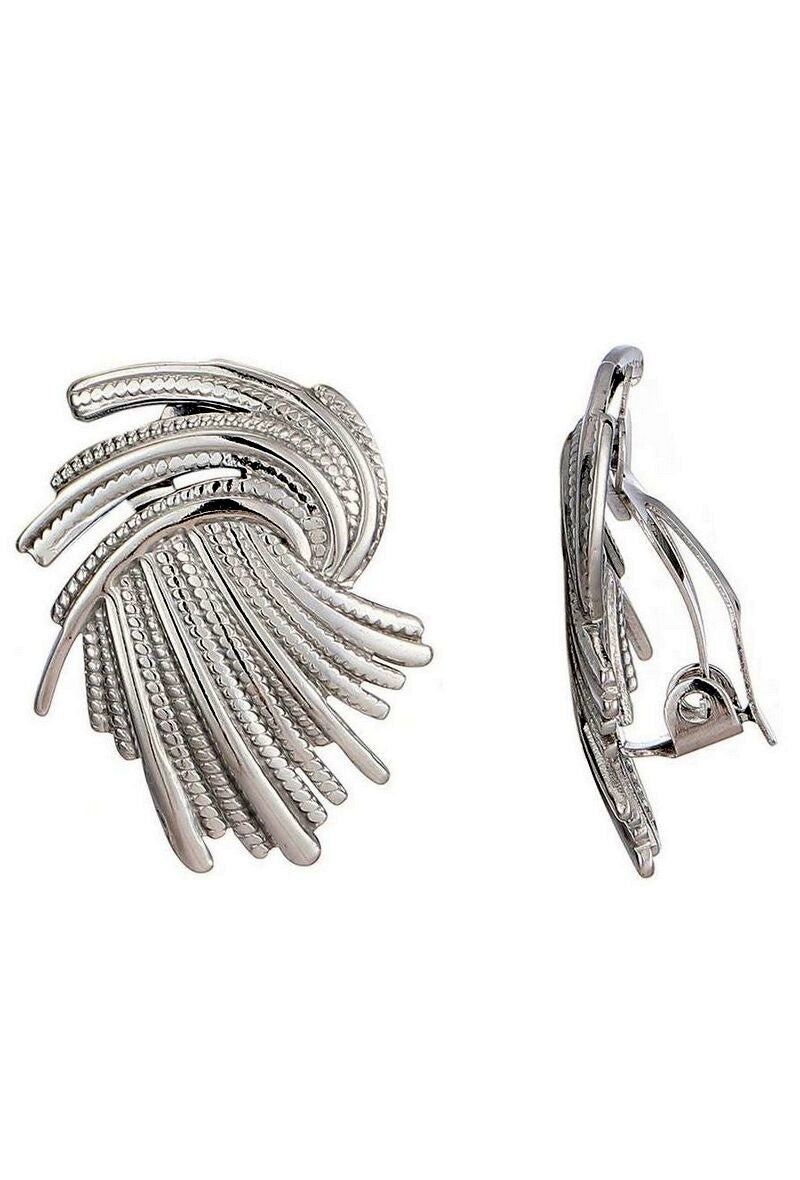 Orecchini a clip in acciaio inossidabile Zaharina