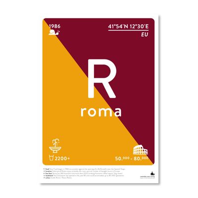 Roma - A3 bianco e nero