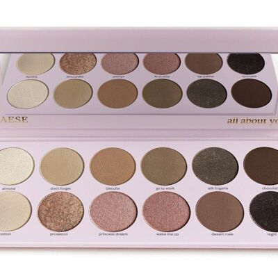 Paleta de sombras de ojos All About You - 18 g - PAESE