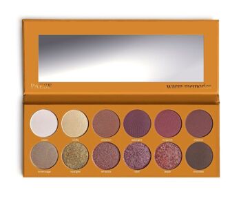 Palette d'ombres à paupière Warm Memories - 18 g - PAESE 3