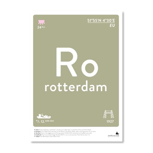Rotterdam - colour A4