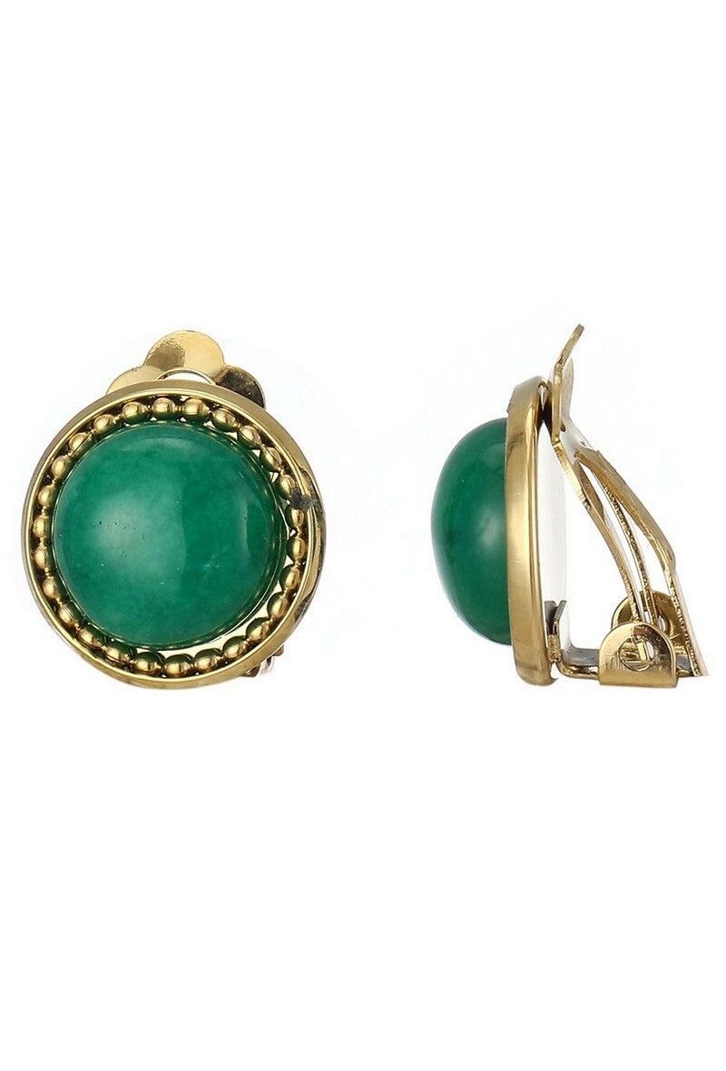 Orecchini a clip in acciaio inossidabile Zinovia