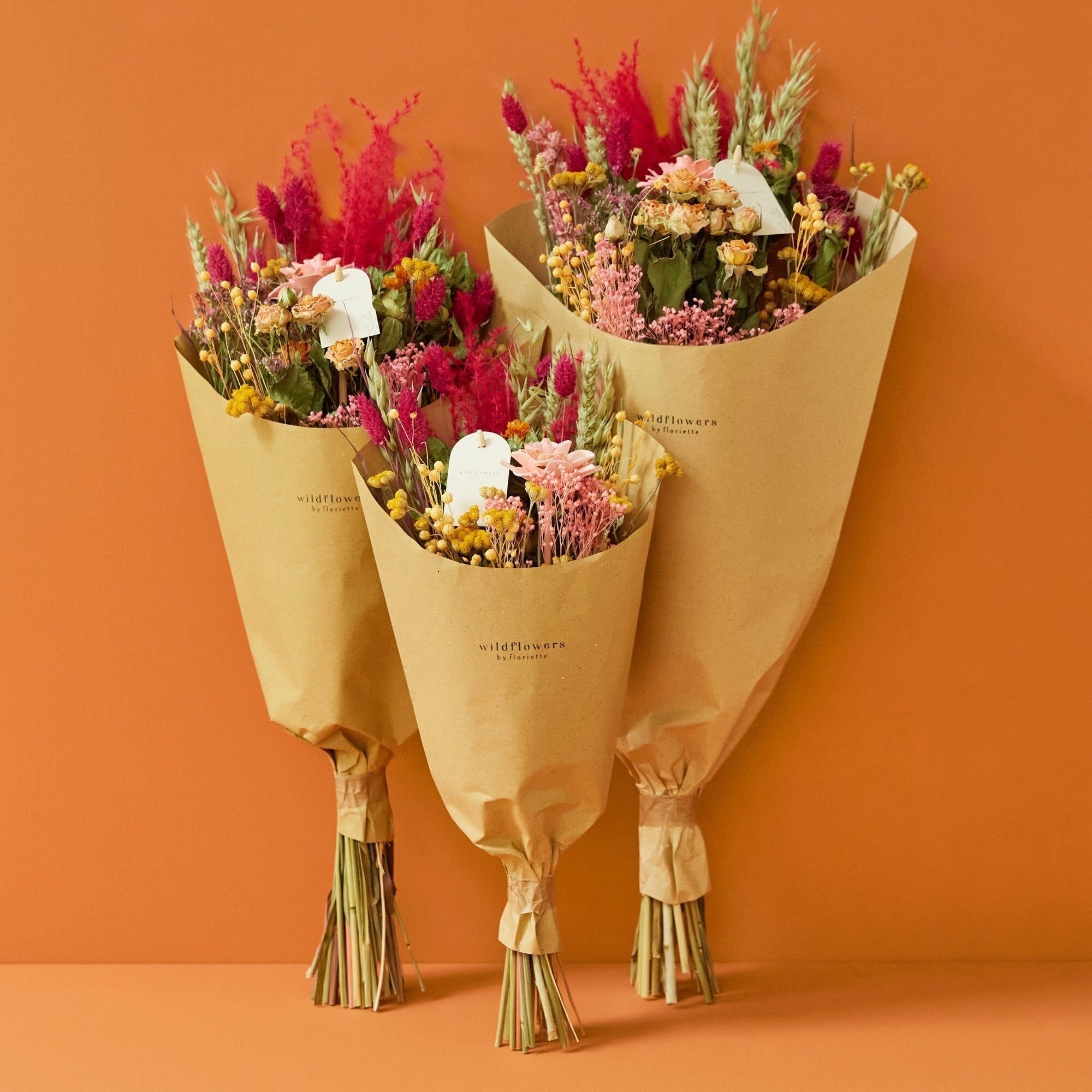 Fleurs séchées - Bouquet champêtre - Coup de cœur d'été