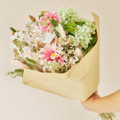 Bouquet mixte classique - Élégance rose