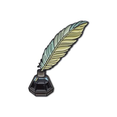Pin de esmalte "Pluma y tinta"
