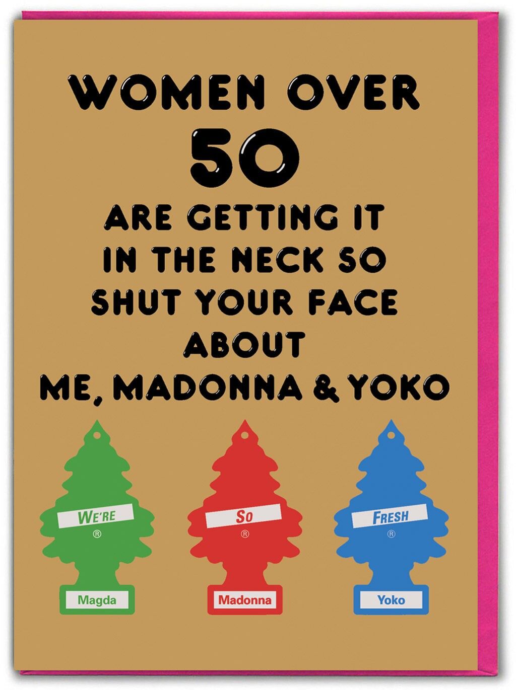 Lustige Geburtstagskarte – Farbversionen von Magda Archer