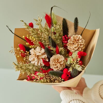 Fleurs séchées - Bouquet classique pour les fêtes