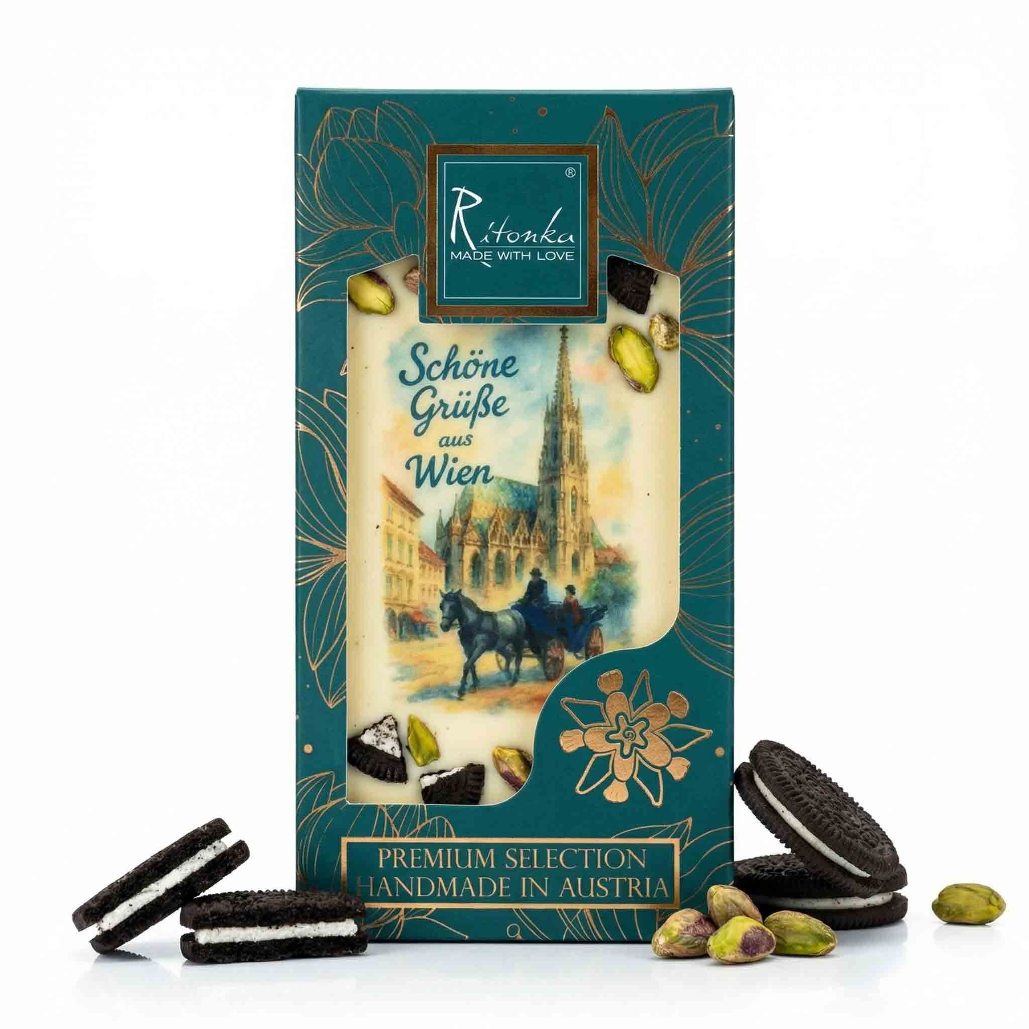 Premium white chocolate - best wishes from Vienna 95g