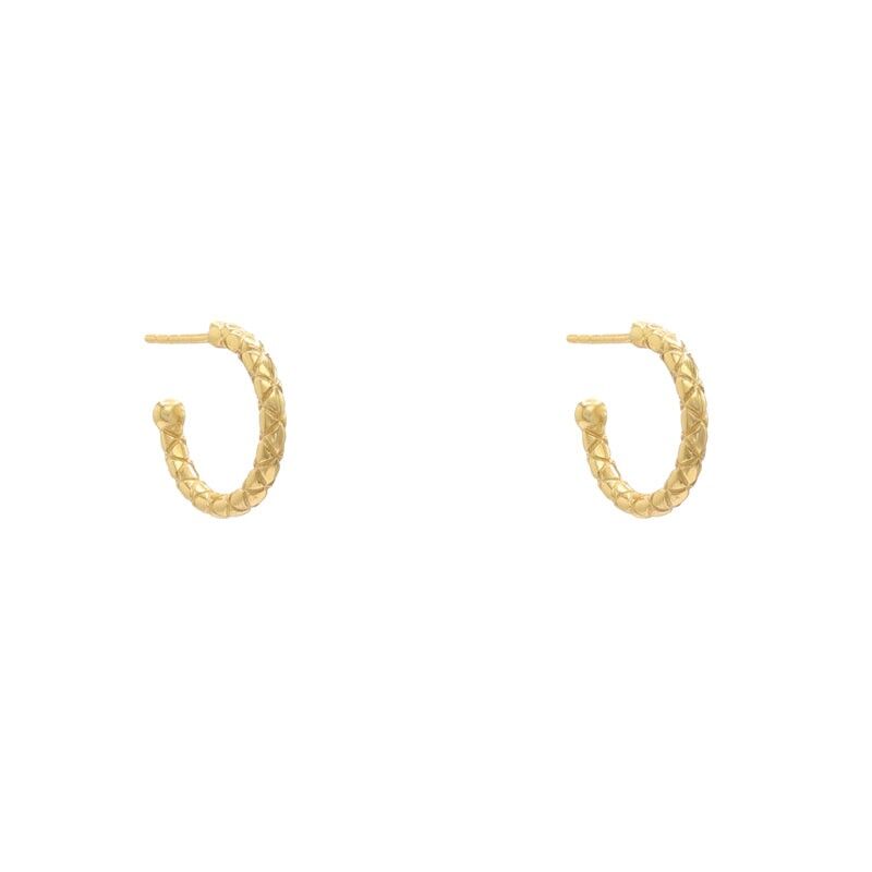 Orecchini a cerchio Krokodil