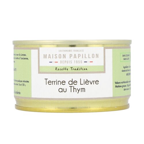 Terrine de Lièvre au Thym 130g