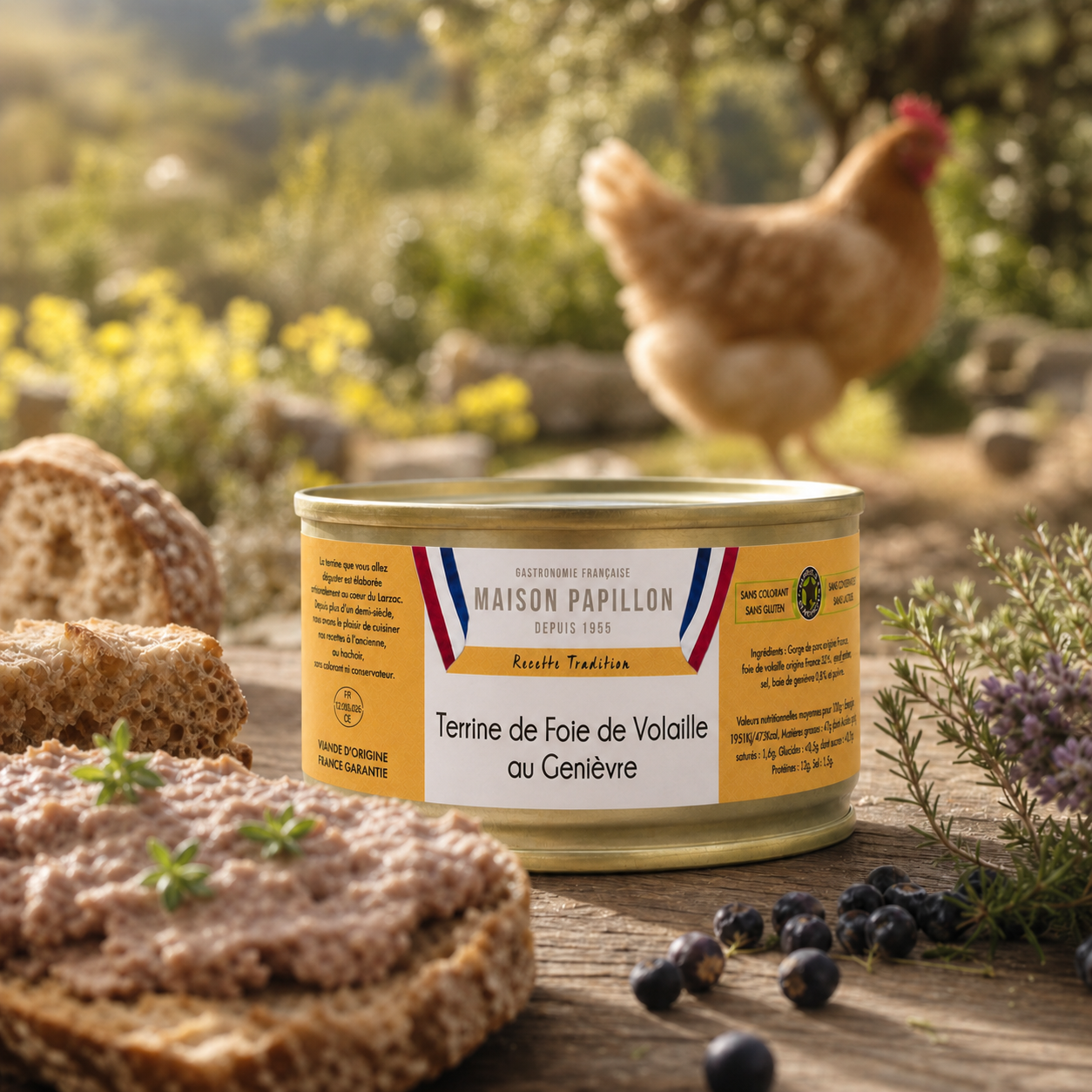 Poultry Liver Terrine with Juniper 130g