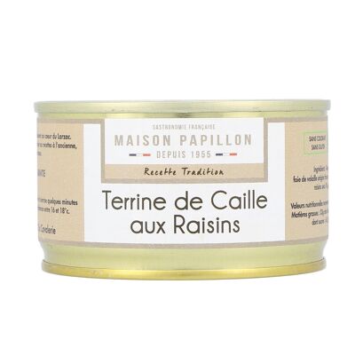 Terrine de Caille aux Raisins