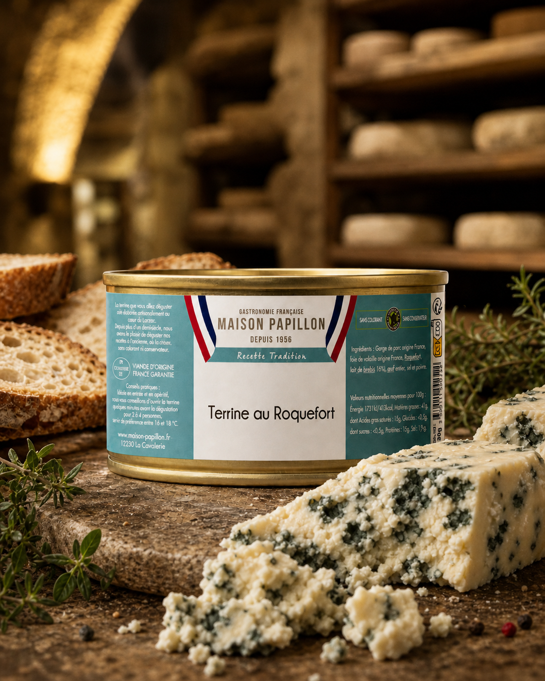 Roquefort terrine 130g