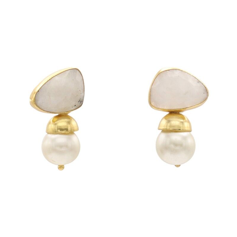 Belli-Mondstein-Ohrringe