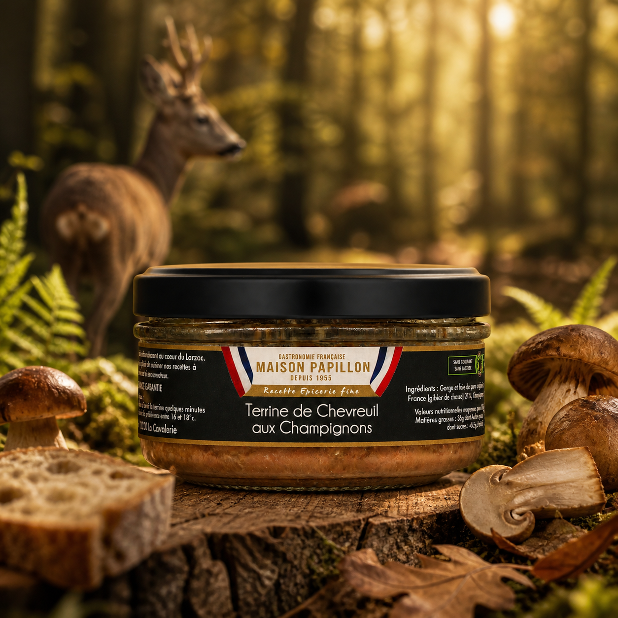 Venison Terrine with Porcini Mushrooms 130g