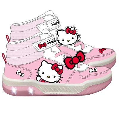 PVC SOLE SPORTS SHOES WITH HELLO KITTY LIGHTS - 2300006927