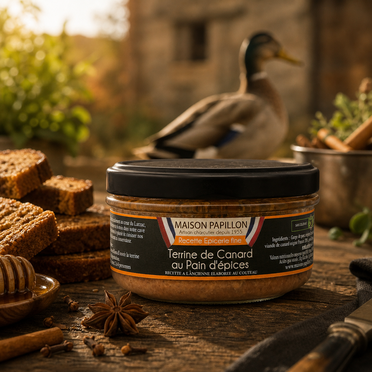 Duck Terrine with Gingerbread 130g