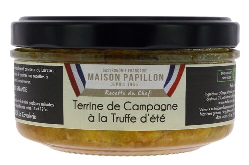 Terrine de Campagne à la Truffe d'Eté 130g