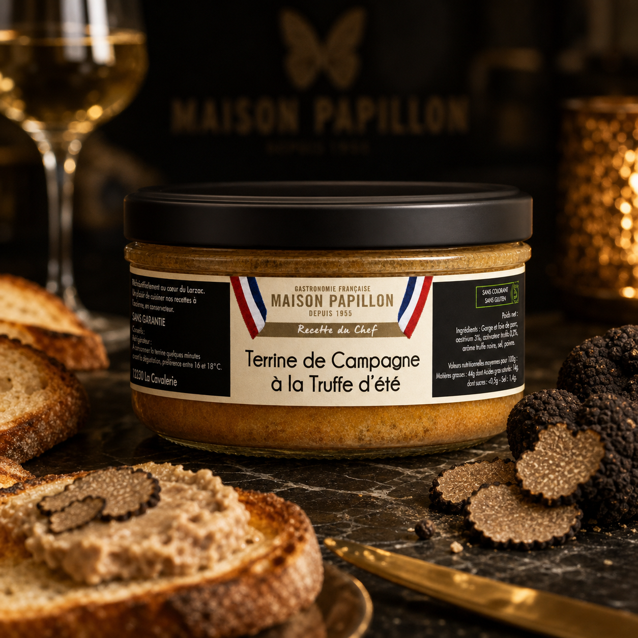 Country Terrine with Summer Truffle 130g