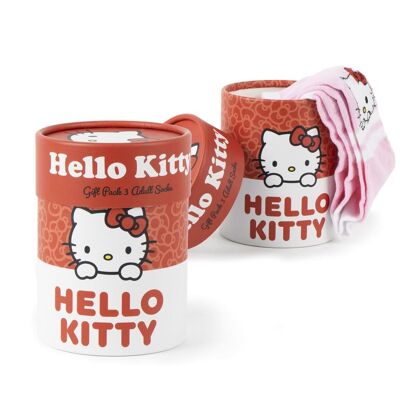 LOT DE 3 CHAUSSETTES HELLO KITTY - 2900003045