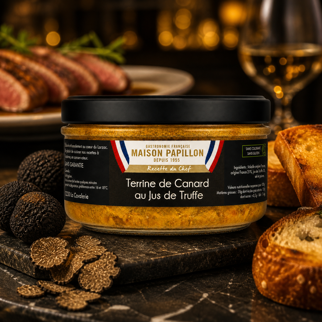 Duck Terrine with Truffle Juice 130g