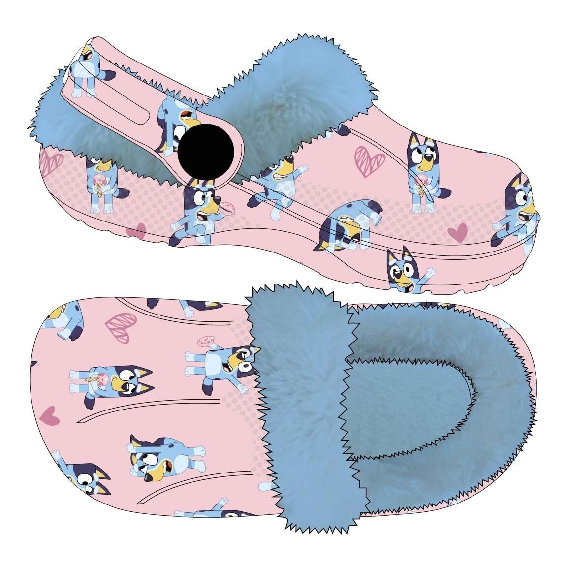 CIABATTE DA CASA BLUEY SHEEP CLOG - 2300006993