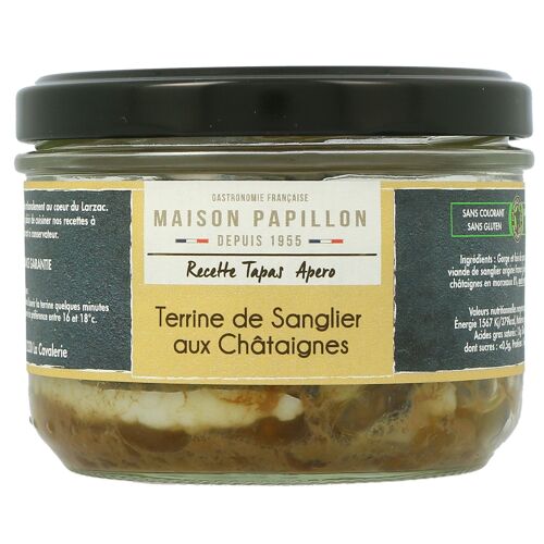 Terrine de Sanglier aux Châtaignes 160g