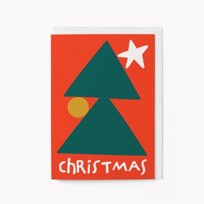 Christmas tree - Greeting card