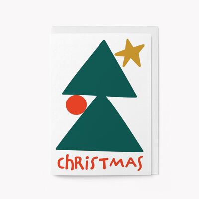 Christmas tree - Greeting card